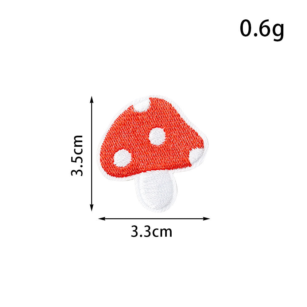 Wholesale Leaf embroidered patch pattern cloth patch